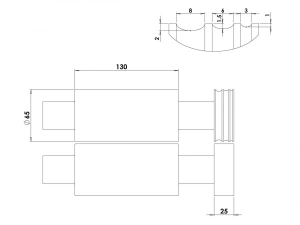 LAMINADOR DURSTON TUI 130 DOBLE CHAPA/HILO+RULETAS 1/2 CAÑA  220V - Imagen 2